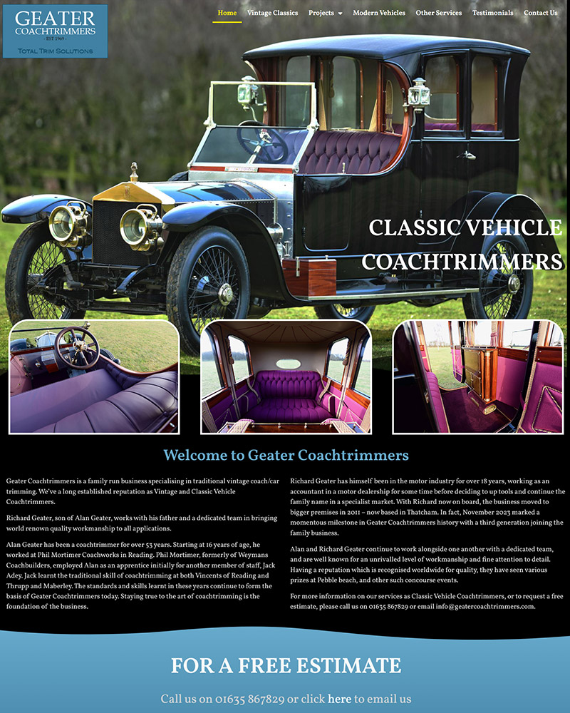 Geater Coachtrimmers based in Thatcham
